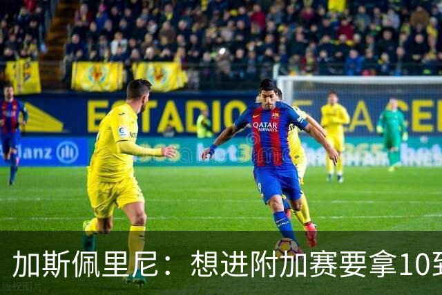 加斯佩里尼：想进附加赛要拿10到11分，我们需要赢得主场比赛